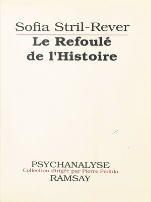 cover image of Le Refoulé de l'Histoire